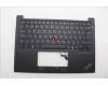 Lenovo 5M11P32432 C-Cover with keyboard, Swedish/Finnish, Black, Backlight, UK