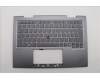 Lenovo 5M11P35008 C-Cover with keyboard, German, Luna Grey, Fingerprint, WLAN, UK