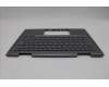 Lenovo 5M11P35013 C-Cover with keyboard, Italian, Luna Grey, Fingerprint, WLAN, UK