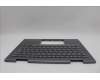 Lenovo 5M11P35022 C-Cover with keyboard, Slovenian, Luna Grey, Fingerprint, WLAN, UK