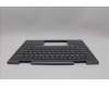 Lenovo 5M11P35042 C-Cover with keyboard, US English Euro, Luna Grey, Fingerprint, WWAN, US