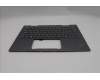 Lenovo 5M11P35048 C-Cover with keyboard, Hungarian, Luna Grey, Fingerprint, WWAN, UK