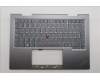 Lenovo 5M11P35060 C-Cover with keyboard, Spanish, Luna Grey, Fingerprint, WWAN, UK