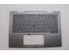 Lenovo 5M11P35085 C-Cover with keyboard, Hungarian, Luna Grey, Fingerprint, WWAN, UK