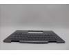 Lenovo 5M11P35085 C-Cover with keyboard, Hungarian, Luna Grey, Fingerprint, WWAN, UK