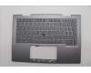 Lenovo 5M11P35094 C-Cover with keyboard, Portuguese, Luna Grey, Fingerprint, WWAN, UK