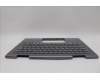 Lenovo 5M11P35096 C-Cover with keyboard, Slovenian, Luna Grey, Fingerprint, WWAN, UK