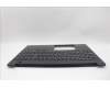 Lenovo 5M11P68354 C-Cover with keyboard, Portuguese, Black, Backlight, UK