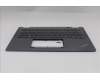 Lenovo 5M11P68932 C-Cover with keyboard, French, Grey, Backlight, US
