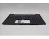 Lenovo 5M11P69394 C-Cover with keyboard, Czech Slovakian, Black, Backlight, UK