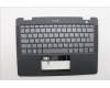 Lenovo 5M11P87781 C-Cover with keyboard, German, Black, Backlight, WLAN, UK