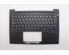 Lenovo 5M11Q25711 C-Cover with keyboard, Spanish, Black, WWAN, UK
