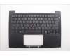 Lenovo 5M11Q25725 C-Cover with keyboard, Danish, Black, WWAN, UK
