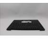 Lenovo 5M11Q54040 C-Cover with keyboard, Czech Slovakian, Black, Backlight, WWAN, UK