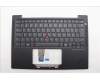 Lenovo 5M11Q54048 C-Cover with keyboard, Danish, Black, Backlight, WWAN, UK