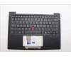 Lenovo 5M11Q54073 C-Cover with keyboard, US English Euro, Black, Backlight, WWAN, US