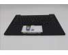 Lenovo 5M11Q54077 C-Cover with keyboard, US English Euro, Black, Backlight, WWAN, US