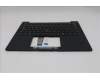 Lenovo 5M11Q54650 C-Cover with keyboard, Norwegian, Black, Backlight, UK