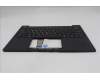 Lenovo 5M11Q54893 C-Cover with keyboard, Greek, Black, Backlight, US