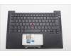 Lenovo 5M11Q54918 C-Cover with keyboard, Icelandic, Black, Backlight, UK