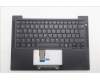 Lenovo 5M11Q54926 C-Cover with keyboard, Italian, Black, Backlight, UK
