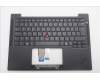 Lenovo 5M11Q54977 C-Cover with keyboard, Portuguese, Black, Backlight, UK