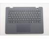 Lenovo 5M11Q55213 C-Cover with keyboard, Arabic, Luna Grey, Non-Backlight, No World Face Camera, US