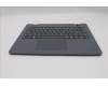 Lenovo 5M11Q55249 C-Cover with keyboard, Portuguese, Luna Grey, Non-Backlight, No World Face Camera, UK
