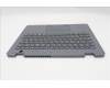 Lenovo 5M11Q55280 C-Cover with keyboard, French, Luna Grey, Non-Backlight, World Face Camera, US