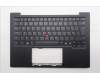 Lenovo 5M11Q55987 C-Cover with keyboard, Norwegian, Deep Black, FingerPrint Reader, WLAN, UK
