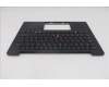 Lenovo 5M11Q56040 C-Cover with keyboard, Belgian, Deep Black, FingerPrint Reader, WWAN, UK