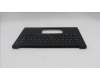 Lenovo 5M11Q60616 C-Cover with keyboard, German, Black, Backlight, UK
