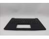 Lenovo 5M11Q60637 C-Cover with keyboard, Italian, Black, Backlight, UK