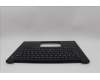 Lenovo 5M11Q60759 C-Cover with keyboard, Danish, Black, Backlight, UK