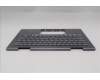 Lenovo 5M11R38857 C-Cover with keyboard, USA English, Luna Grey, FingerPrint Reader, WLAN, US