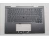 Lenovo 5M11R38859 C-Cover with keyboard, Estonian, Luna Grey, FingerPrint Reader, WLAN, UK