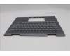 Lenovo 5M11R38869 C-Cover with keyboard, Greek, Luna Grey, FingerPrint Reader, WLAN, US