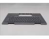 Lenovo 5M11R38920 C-Cover with keyboard, Belgian, Luna Grey, FingerPrint Reader, WLAN, UK