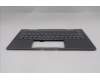 Lenovo 5M11R38942 C-Cover with keyboard, German, Luna Grey, FingerPrint Reader, WLAN, UK