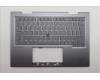 Lenovo 5M11R38976 C-Cover with keyboard, Switzerland, Luna Grey, FingerPrint Reader, WLAN, UK