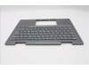 Lenovo 5M11R39422 C-Cover with keyboard, French, Luna Grey, FingerPrint Reader, WWAN, US