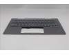 Lenovo 5M11R39479 C-Cover with keyboard, Arabic, Luna Grey, FingerPrint Reader, WWAN, US