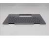 Lenovo 5M11R39479 C-Cover with keyboard, Arabic, Luna Grey, FingerPrint Reader, WWAN, US