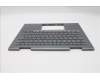 Lenovo 5M11R39491 C-Cover with keyboard, Danish, Luna Grey, FingerPrint Reader, WWAN, UK
