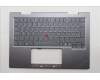 Lenovo 5M11R39540 C-Cover with keyboard, Switzerland, Luna Grey, FingerPrint Reader, WWAN, UK