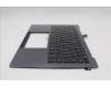Lenovo 5M11R87955 C-Cover with keyboard, Switzerland, Black/Grey, FingerPrint Reader, WLAN, UK