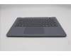 Lenovo 5M11R91271 C-Cover with keyboard, Spanish, Luna Grey, Non-Backlight, World Face Camera, UK