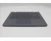 Lenovo 5M11R91274 C-Cover with keyboard, Switzerland, Luna Grey, Non-Backlight, World Face Camera, UK