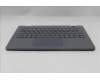 Lenovo 5M11R91292 C-Cover with keyboard, Czech Slovakian, Luna Grey, Backlight, No World Face Camera, UK