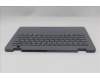 Lenovo 5M11R91292 C-Cover with keyboard, Czech Slovakian, Luna Grey, Backlight, No World Face Camera, UK